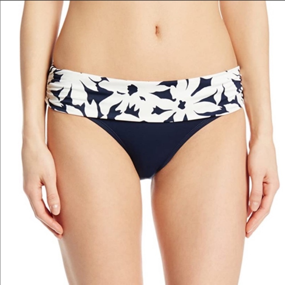 NWT Anne Cole Daisy Fold-Over‎ Bikini Bottom